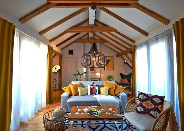 Contemporary Boho Style Loft Sofia Center